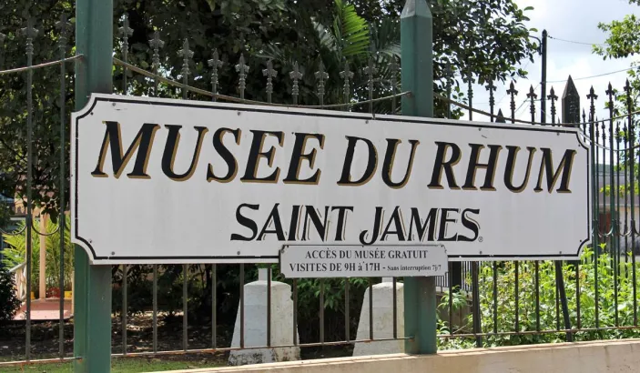 Panneau du Musée du rhum