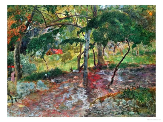 Piscine selon Paul Gauguin