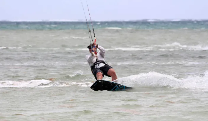 Kite-surf at Pointe Faula