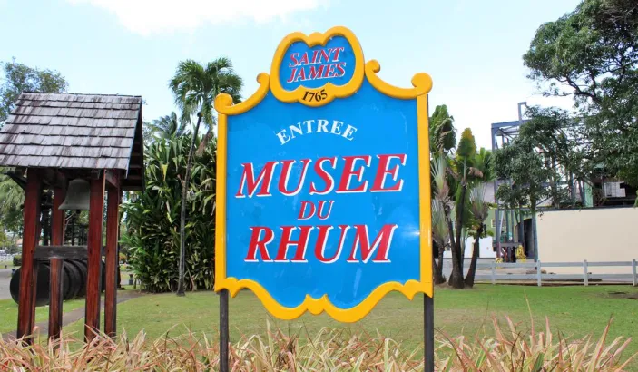 Panneau du Musée du rhum
