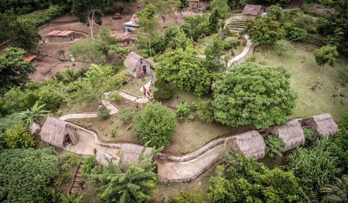 Village des eslaves à la Savane des esclaves