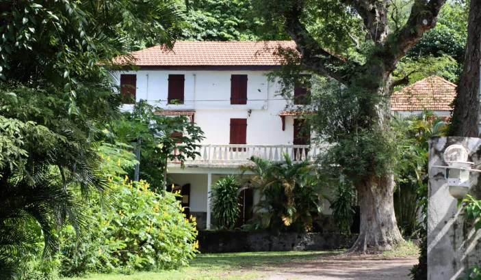 Entrée du zoo de Martinique