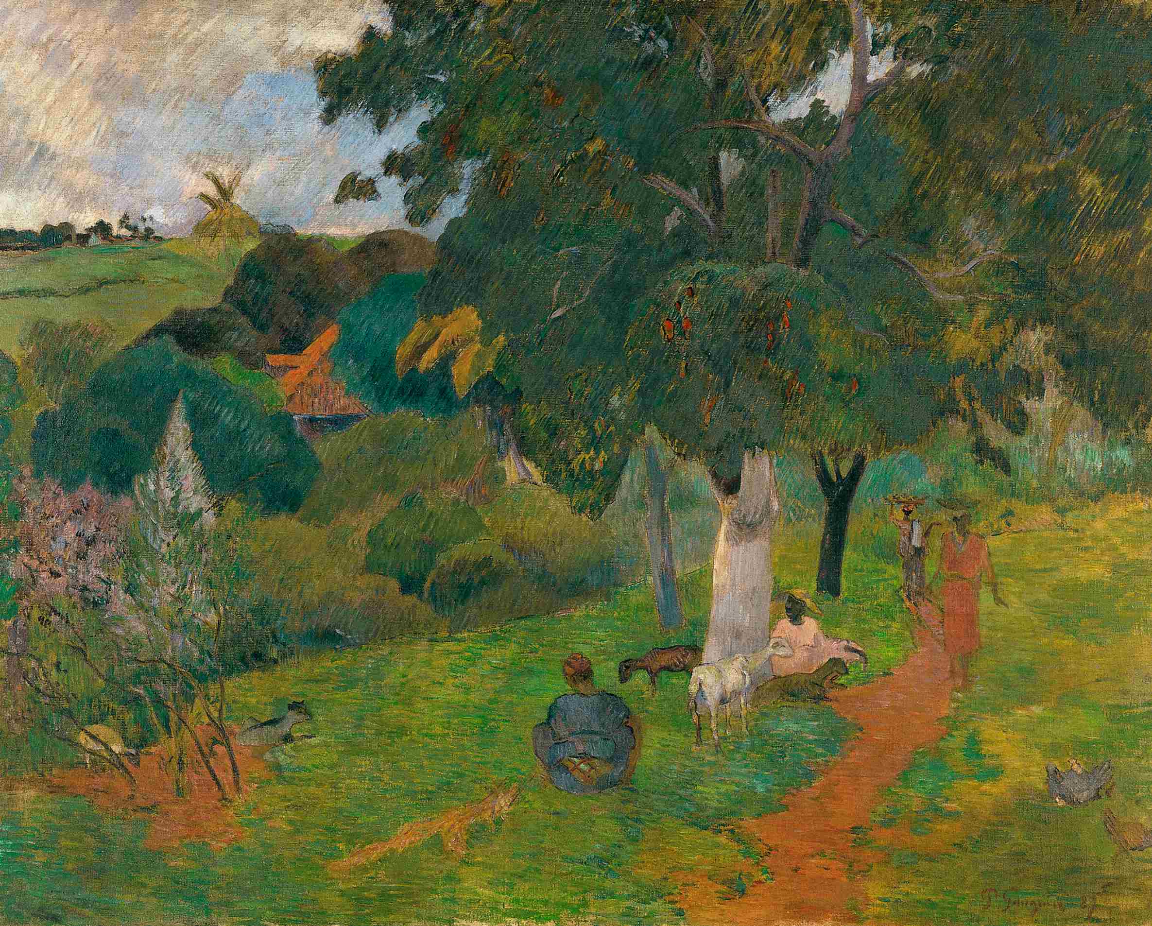 Coming and Going, Martinique, une œuvre de Paul Gauguin peinte en Martinique
