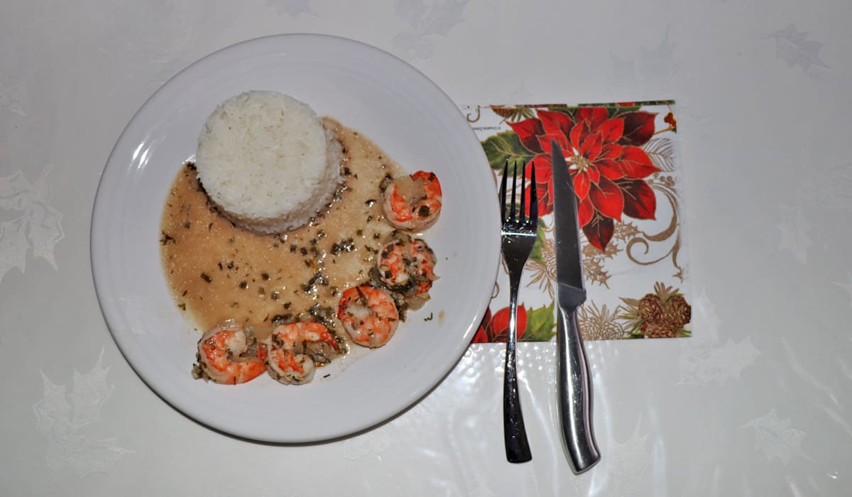Blaff de crevettes