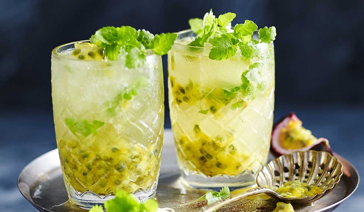 Mojito de maracudja ou fruit de la passion
