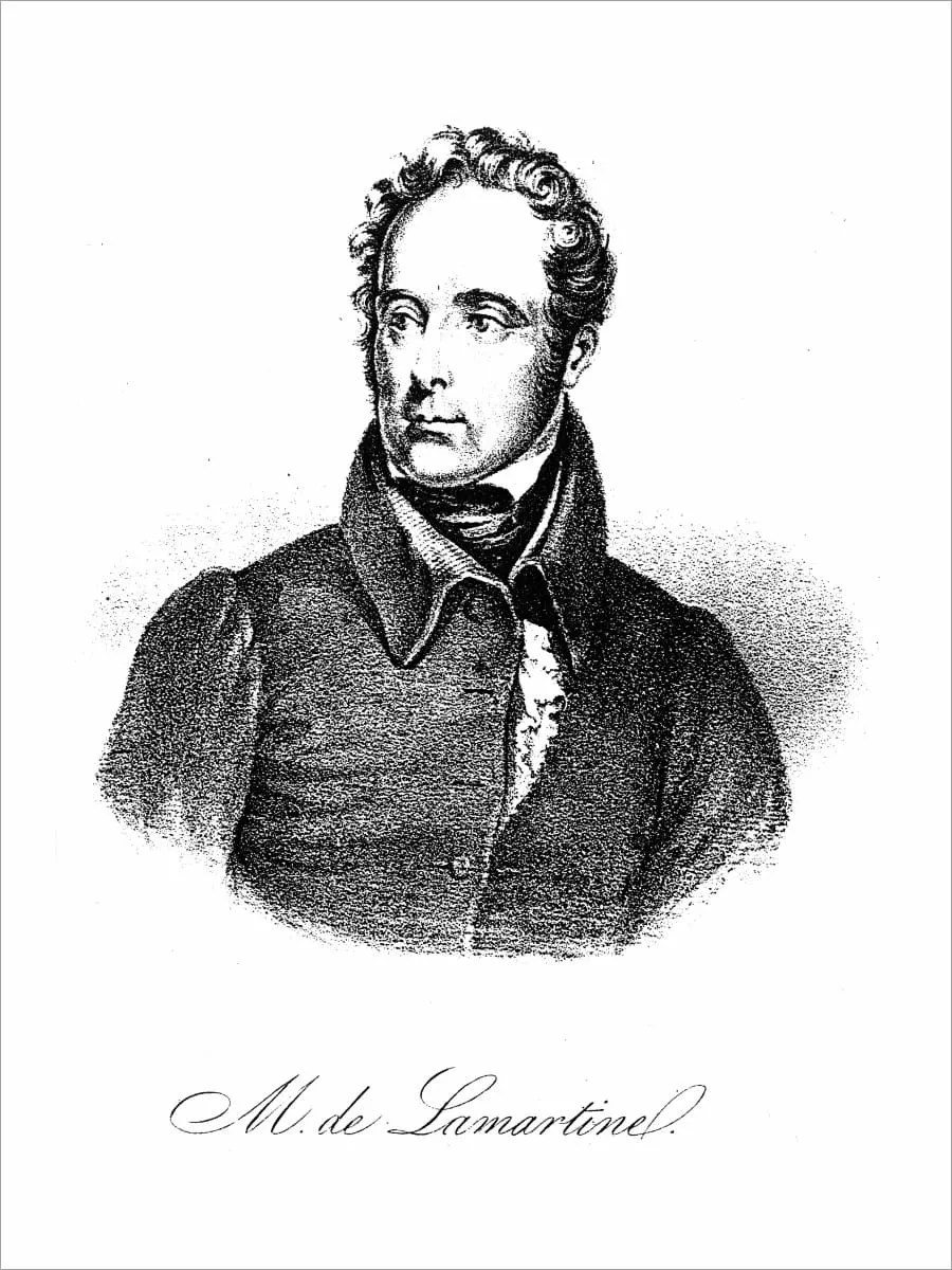 Portrait d'Alphone de Lamartine
