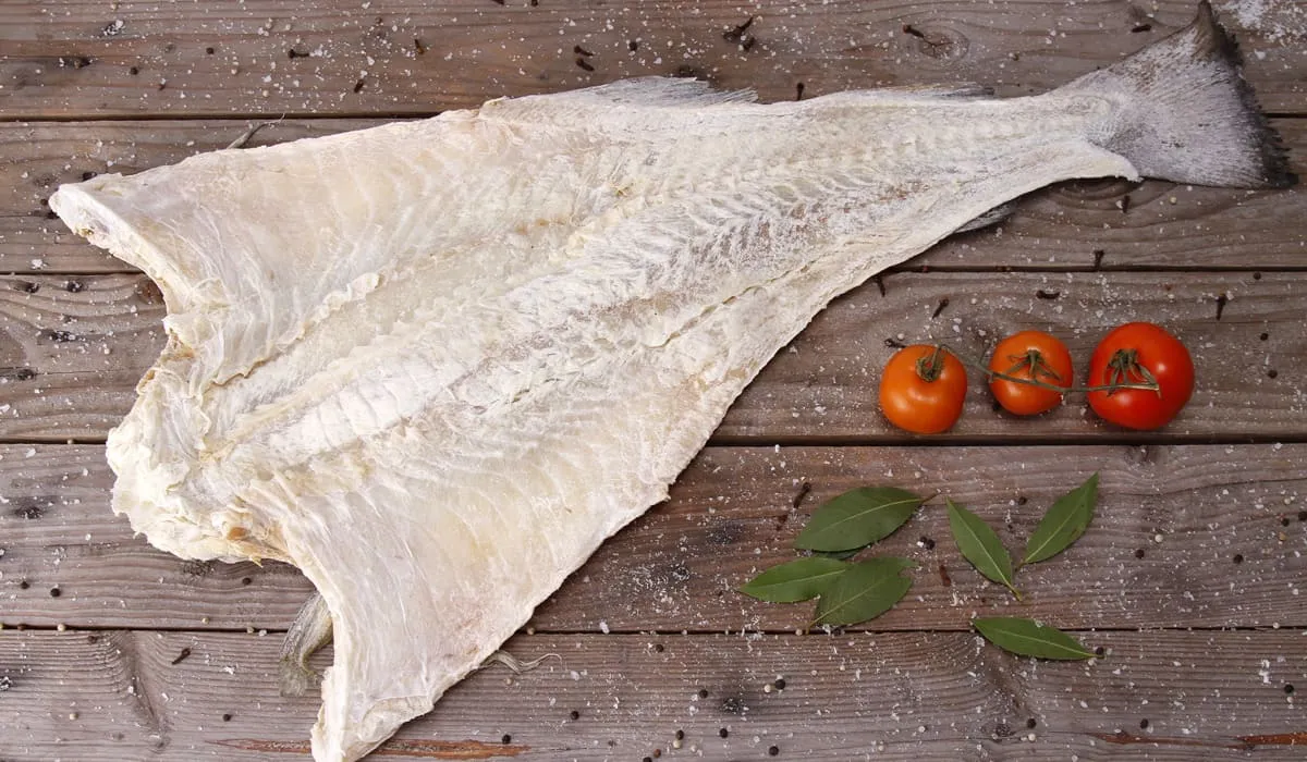 Morue séchée et salée